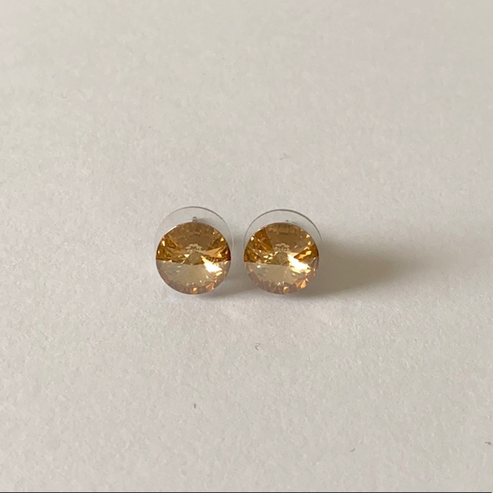 Morganite Colored Gemstone Studs